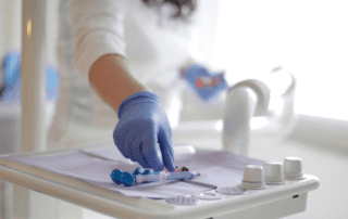 dentists placing implants